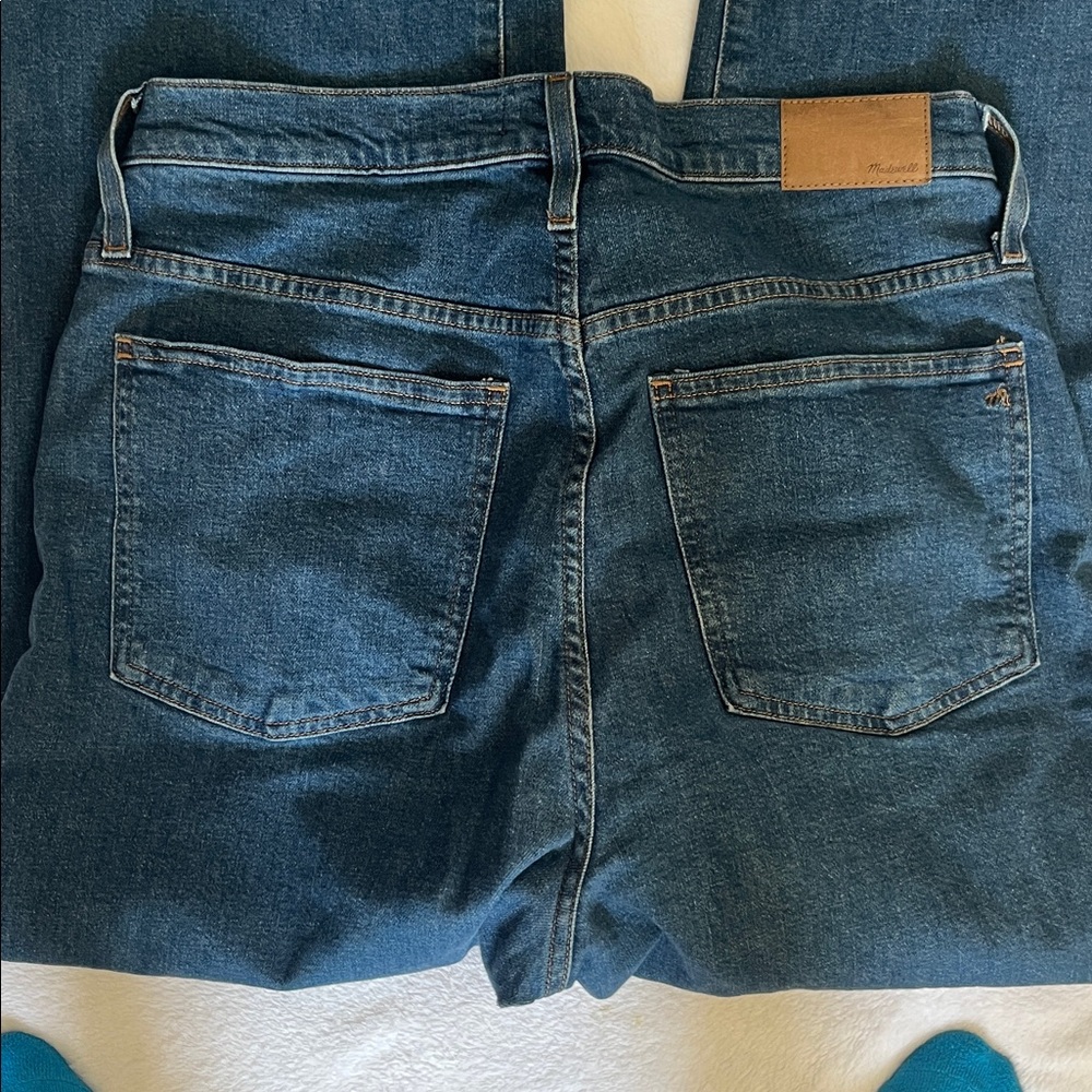 Madewell The Perfect Vintage Wide Leg Jeans Classic Blue Wash Sz 31 - Picture 7 of 7